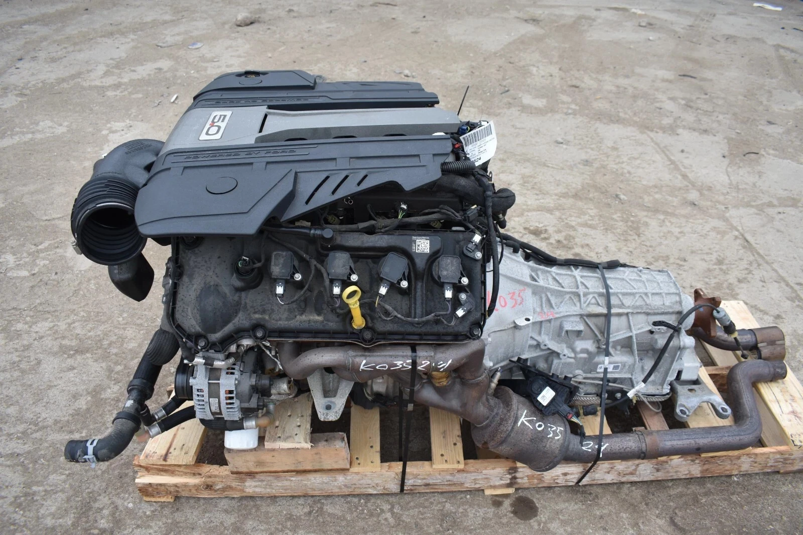 2018 MUSTANG GT 5.0 COYOTE ENGINE & 10R80 10 SPEED AUTO TRANSMISSION SWAP